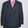 Vintage 80s Navy Double breasted blazer jacket