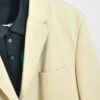 Vintage 00s cotton blazer in light yellow - Image 3