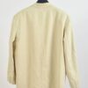 Vintage 00s cotton blazer in light yellow - Image 4