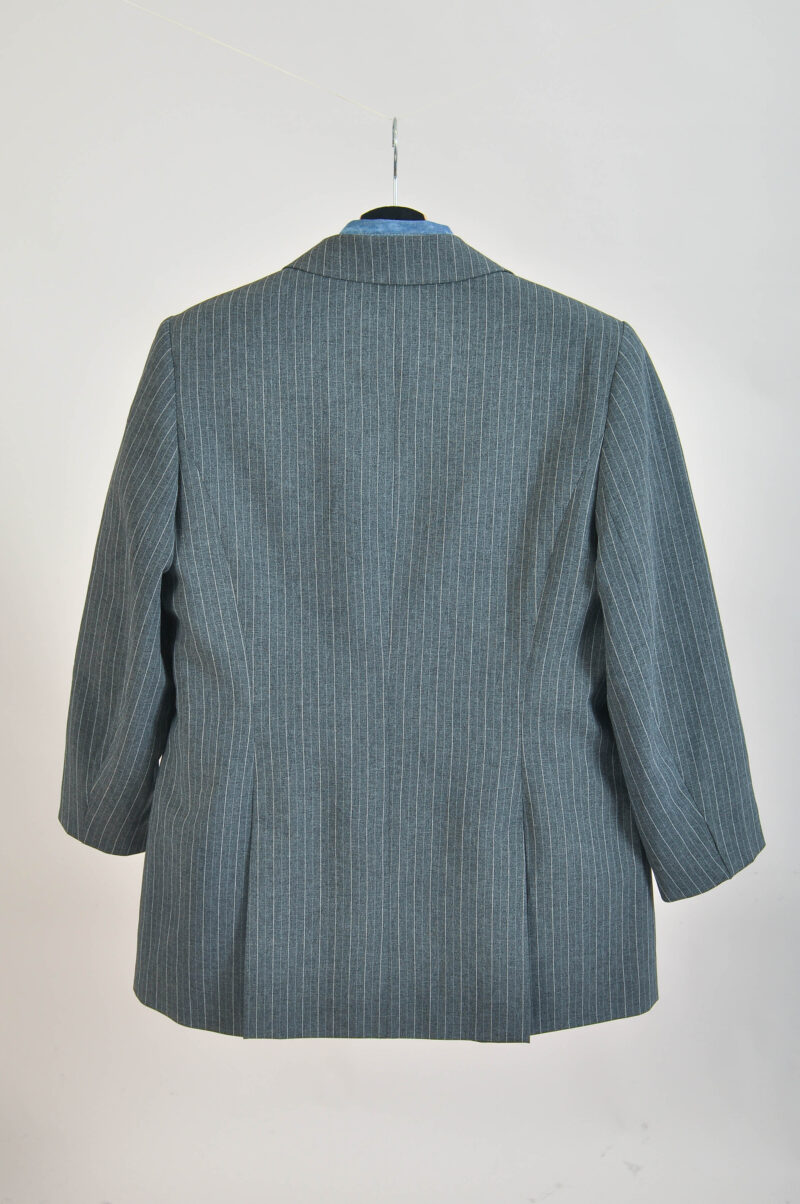 Vintage 00s grey blazer jacket - Image 4