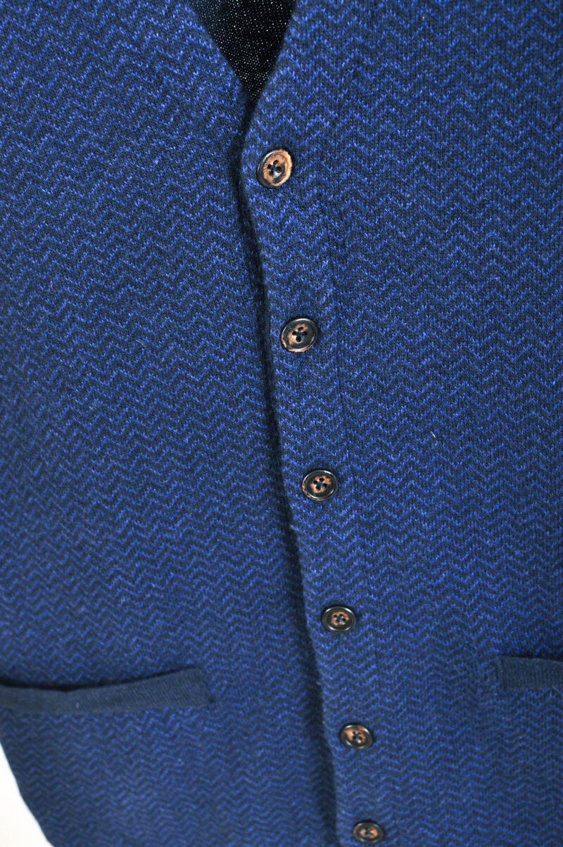 Vintage 00s navy vest by Christian Berg - Image 4