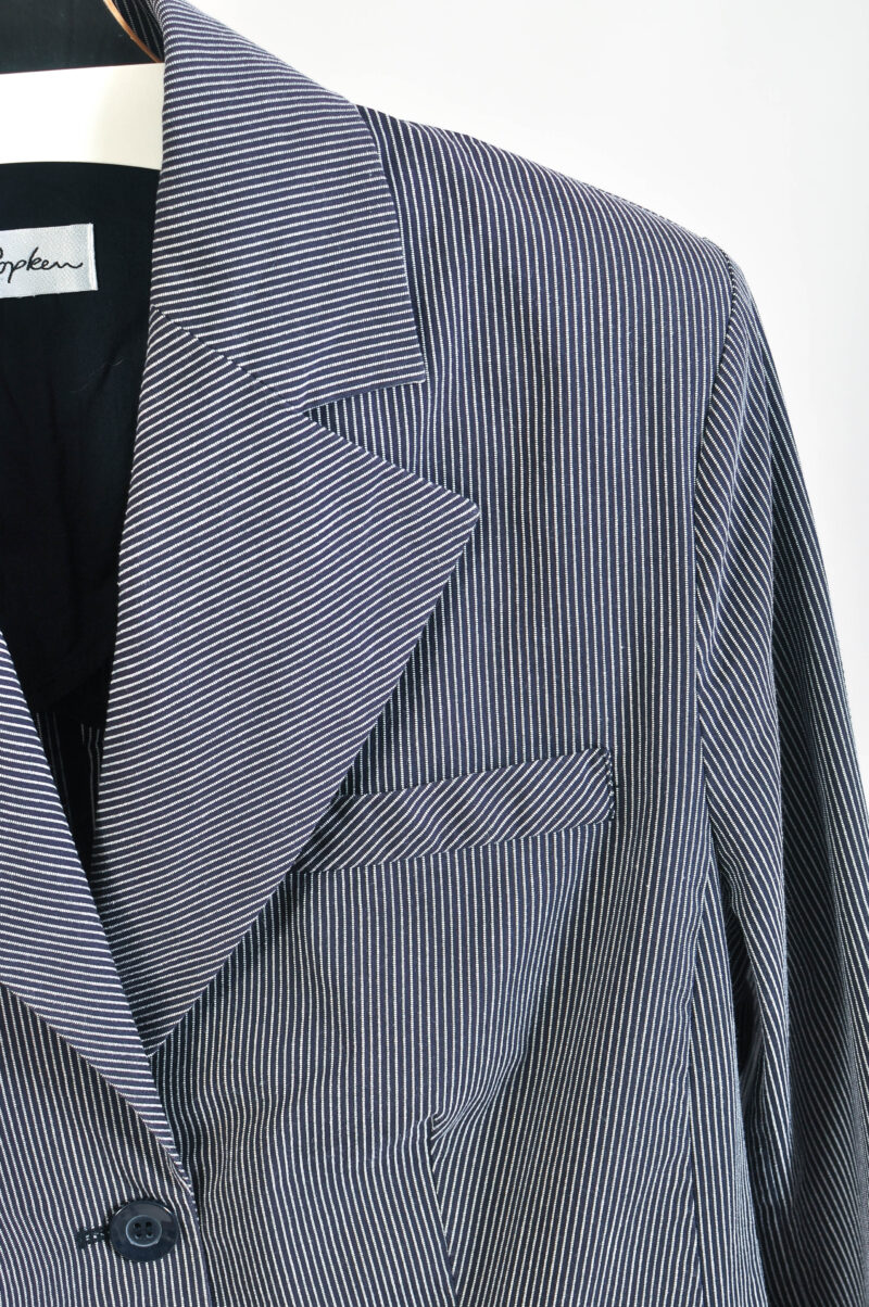 Vintage 00s striped blazer jacket - Image 3