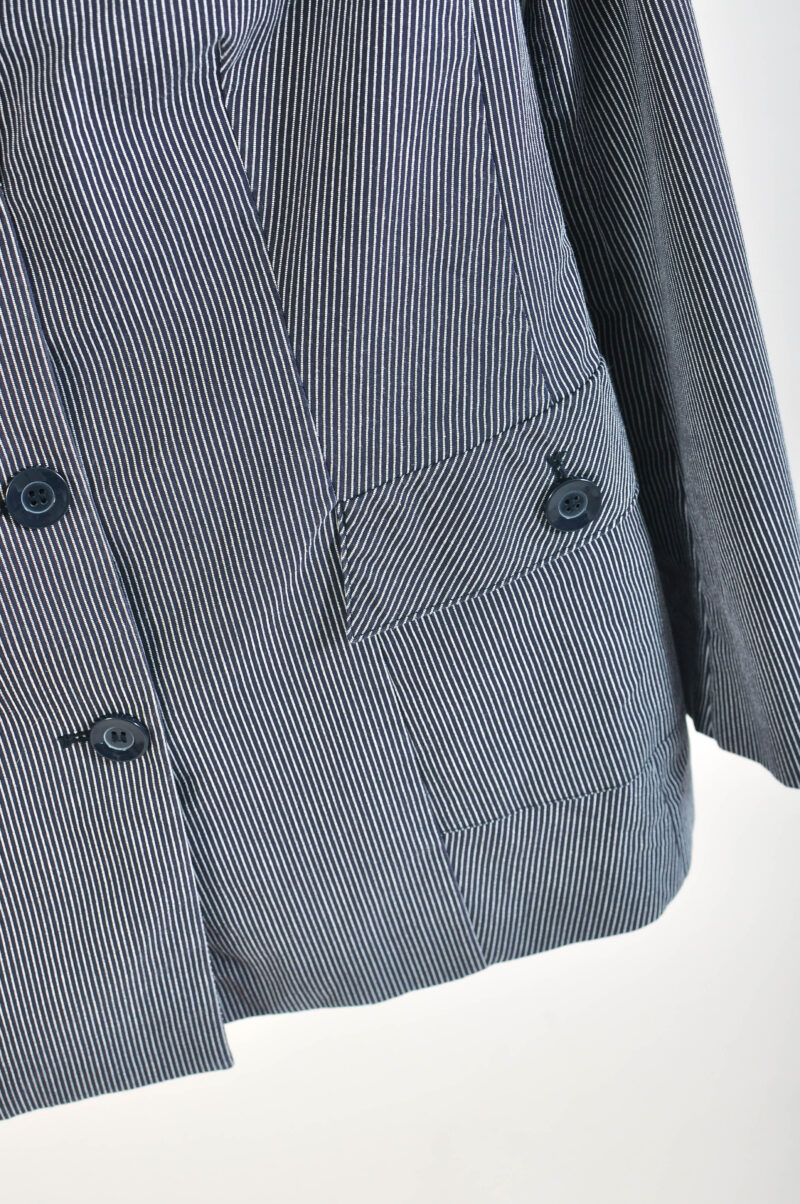 Vintage 00s striped blazer jacket - Image 4