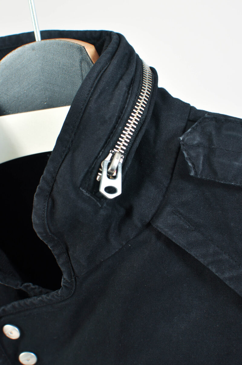 Vintage 00s G-Star trench coat in black - Image 4