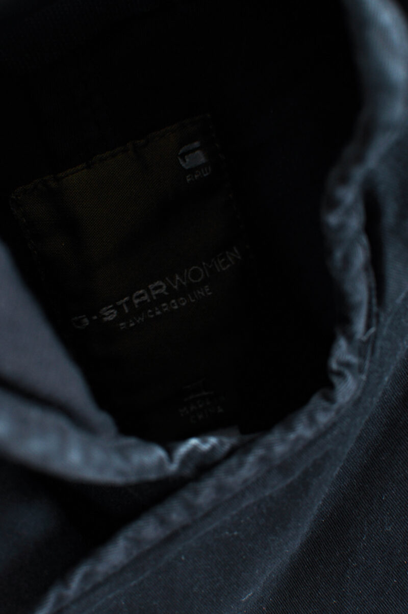 Vintage 00s G-Star trench coat in black - Image 5
