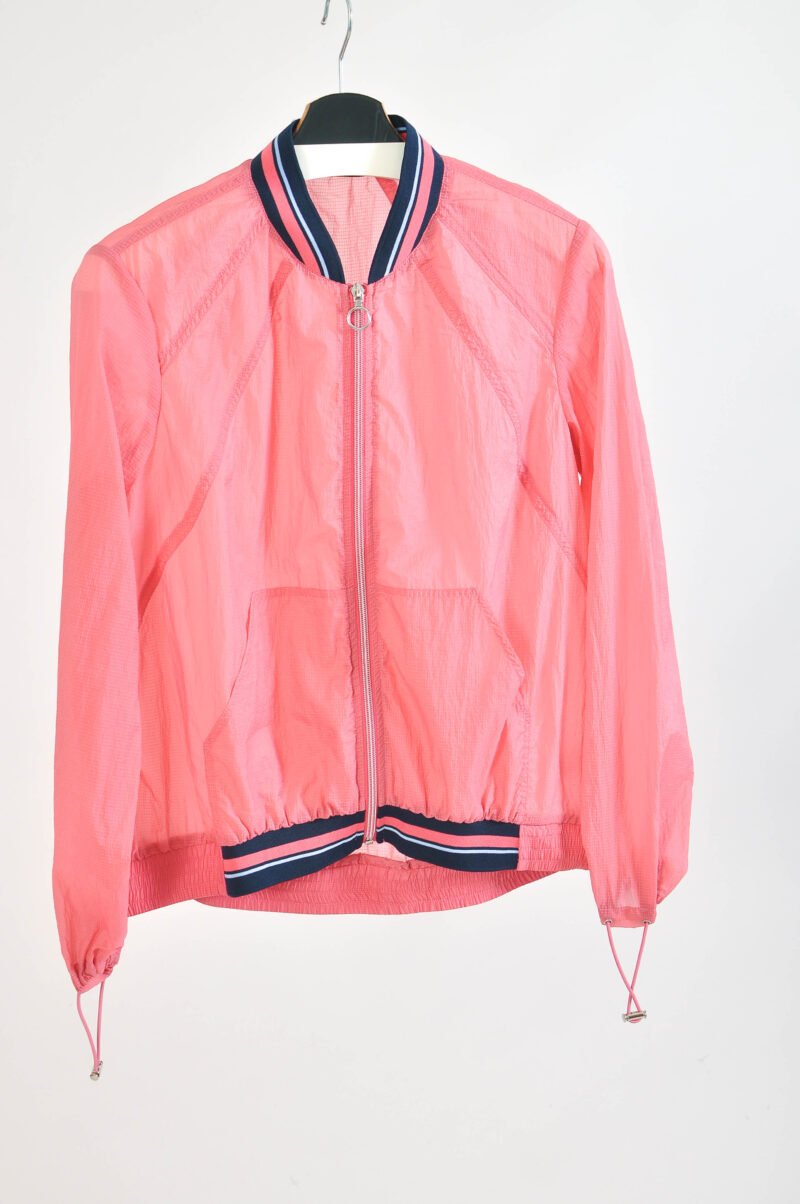Vintage 00s baby pink lightweight bomber jacket