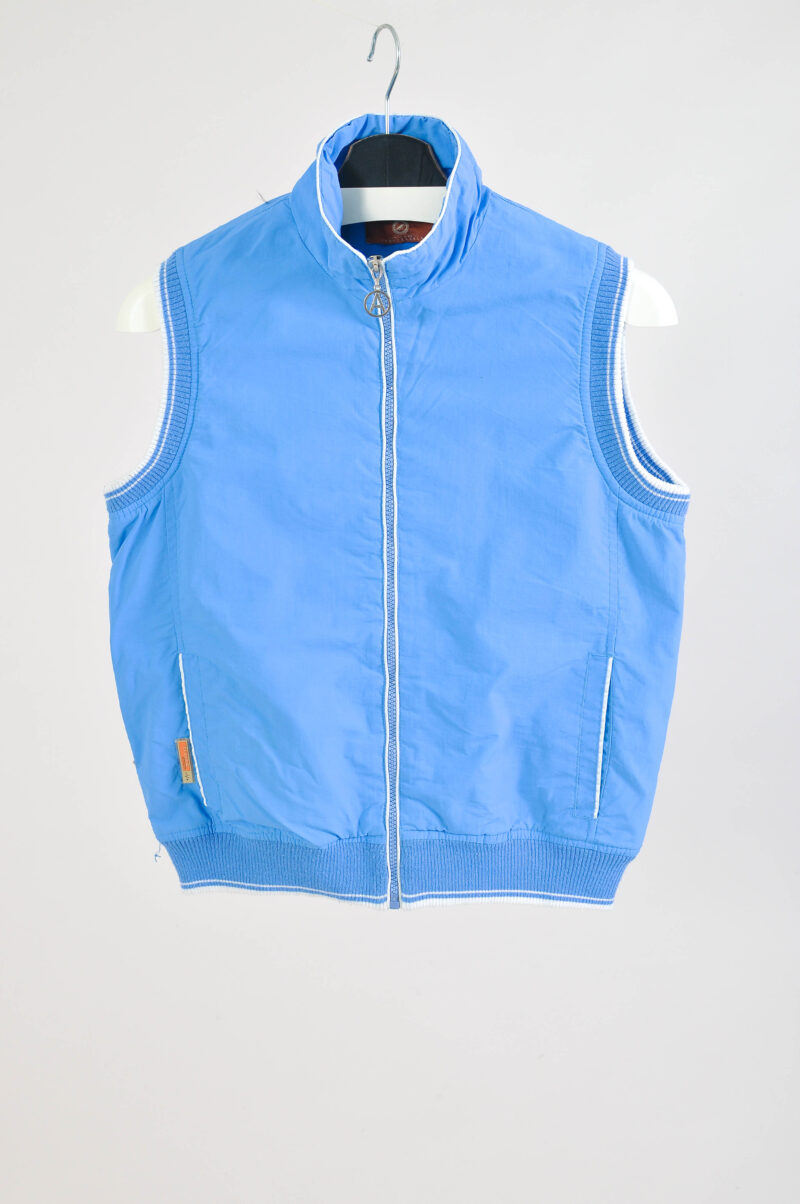 Vintage 90s shell vest in light blue