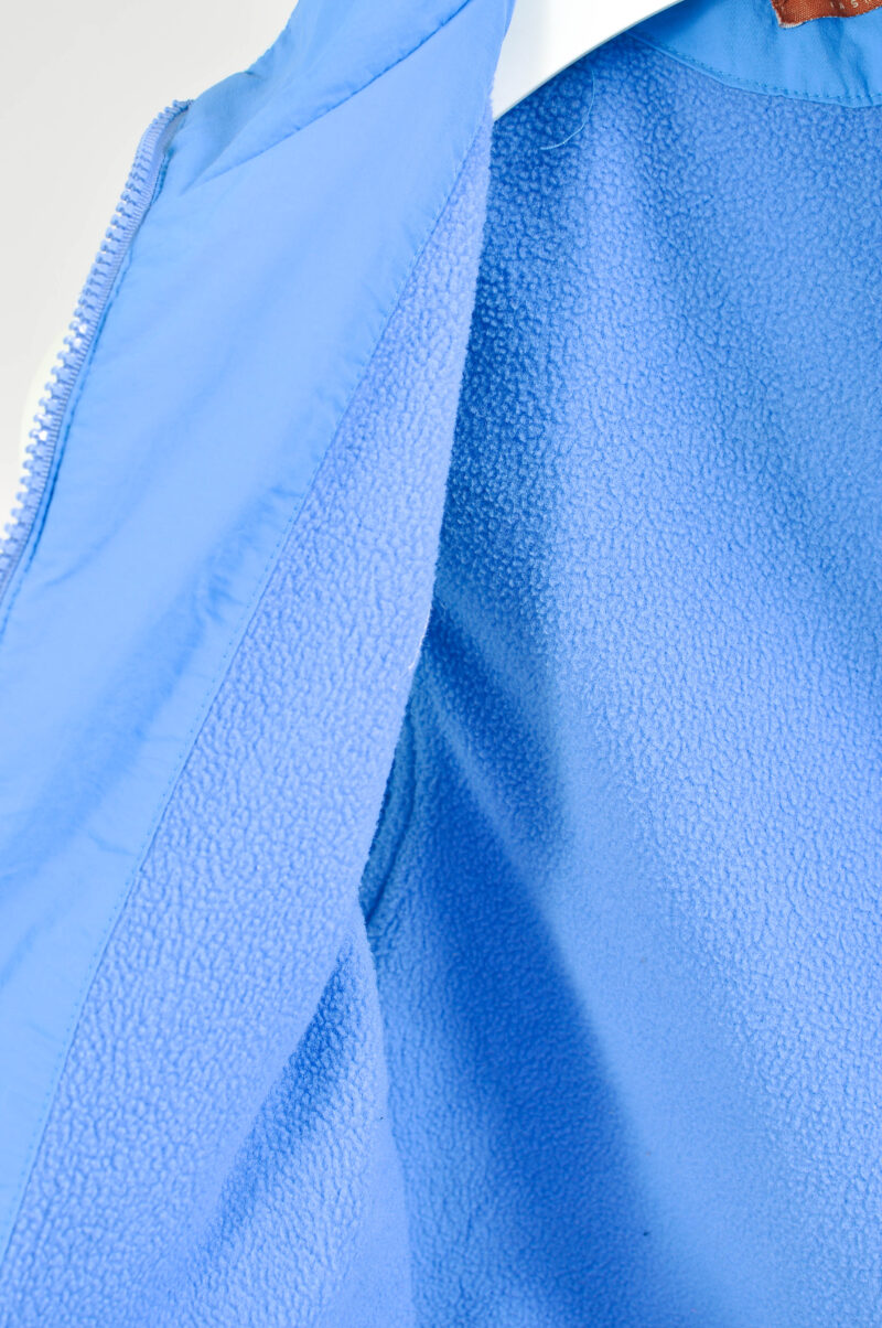Vintage 90s shell vest in light blue - Image 5