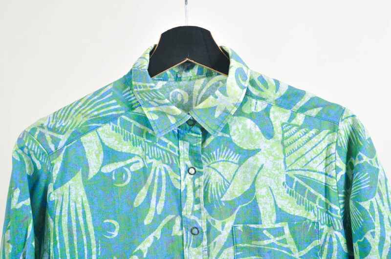 Vintage 90s Hawaii print Shirt - Image 3