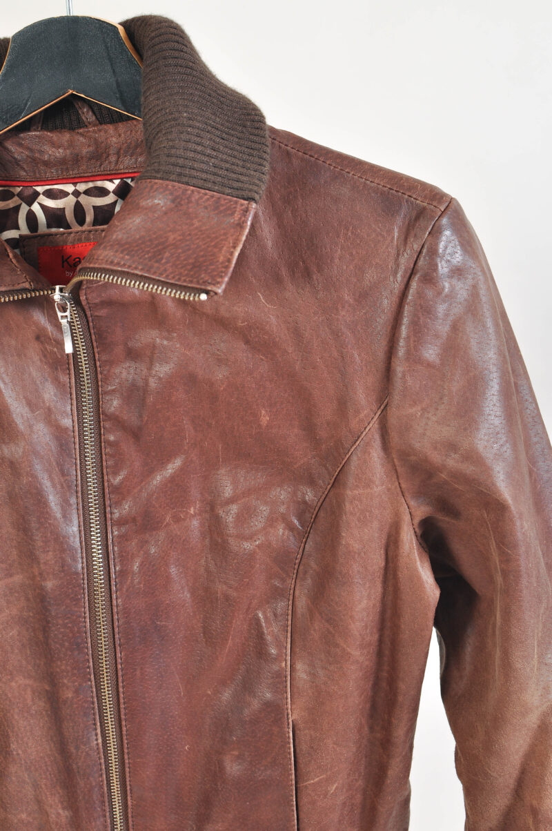Vintage 00s Suede Leather Jacket - Image 3