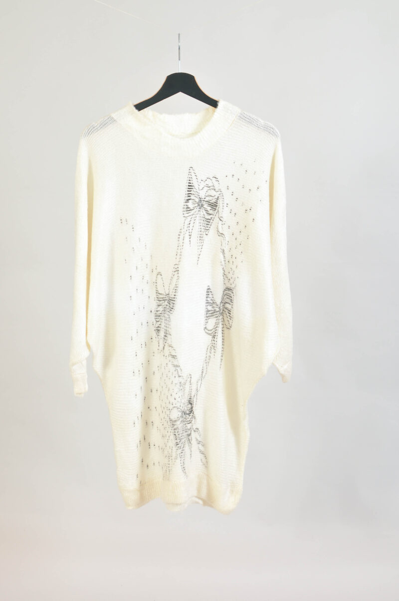 Vintage 90s Knitwear Jumper in White