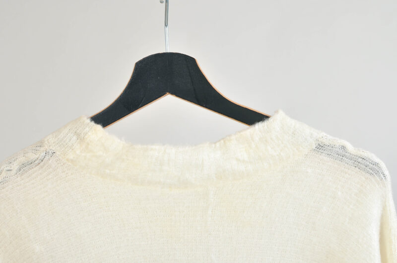 Vintage 90s Knitwear Jumper in White - Image 5