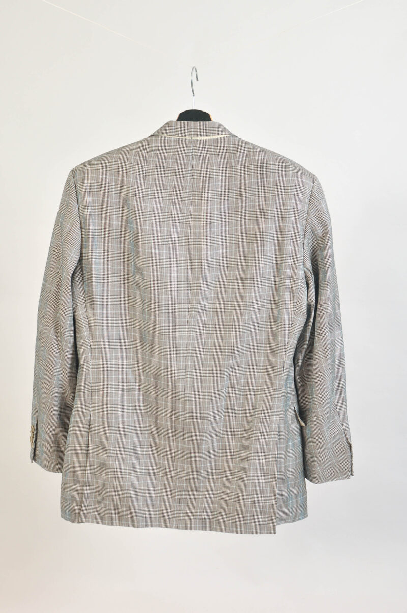 Vintage 90s Bonacelli Checkered blazer - Image 4