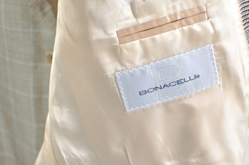 Vintage 90s Bonacelli Checkered blazer - Image 5