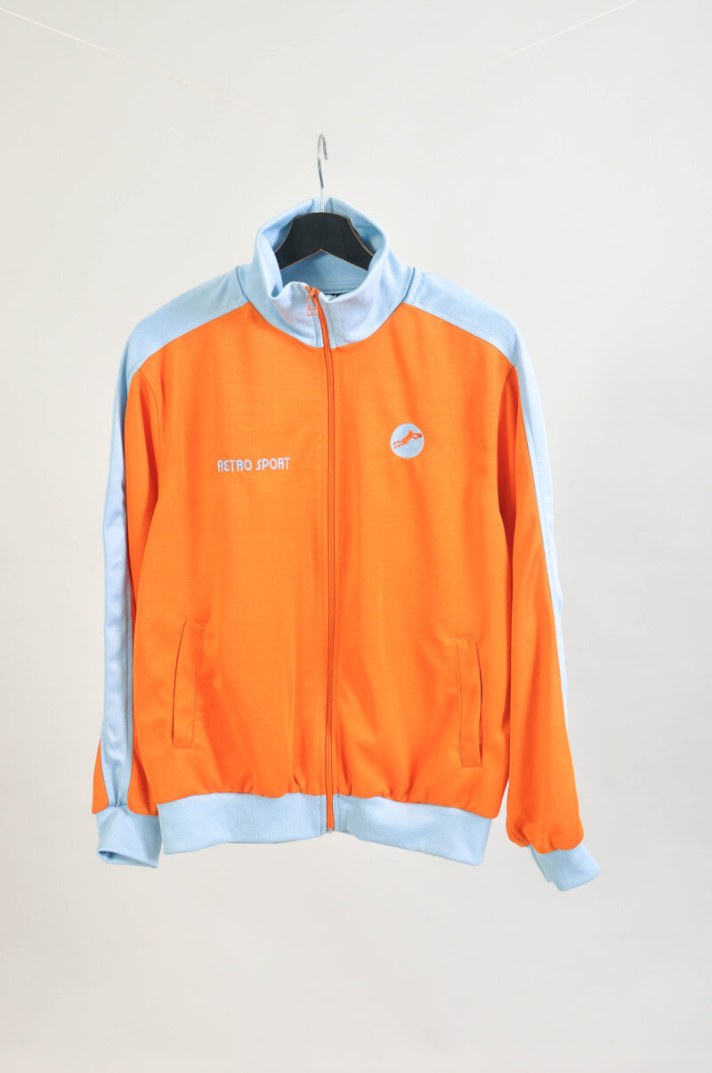 Vintage 00's Orange Track Jumper
