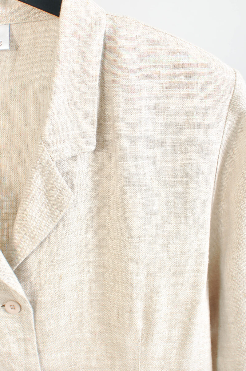 Vintage 90s Linen Jacket - Image 4