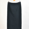 Vintage 90s Wrap-Up Maxi Black Skirt - Image 5