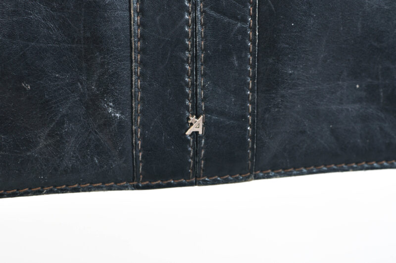 Vintage 90s Real Leather Shoulder Bag - Image 4
