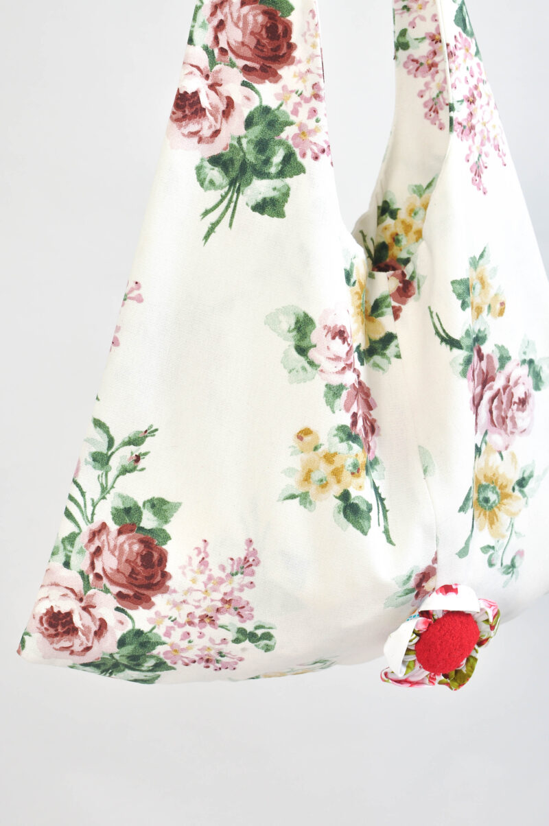 Vintage 00s Floral Shoulder Bag – Y2K Boho Tote - Image 4