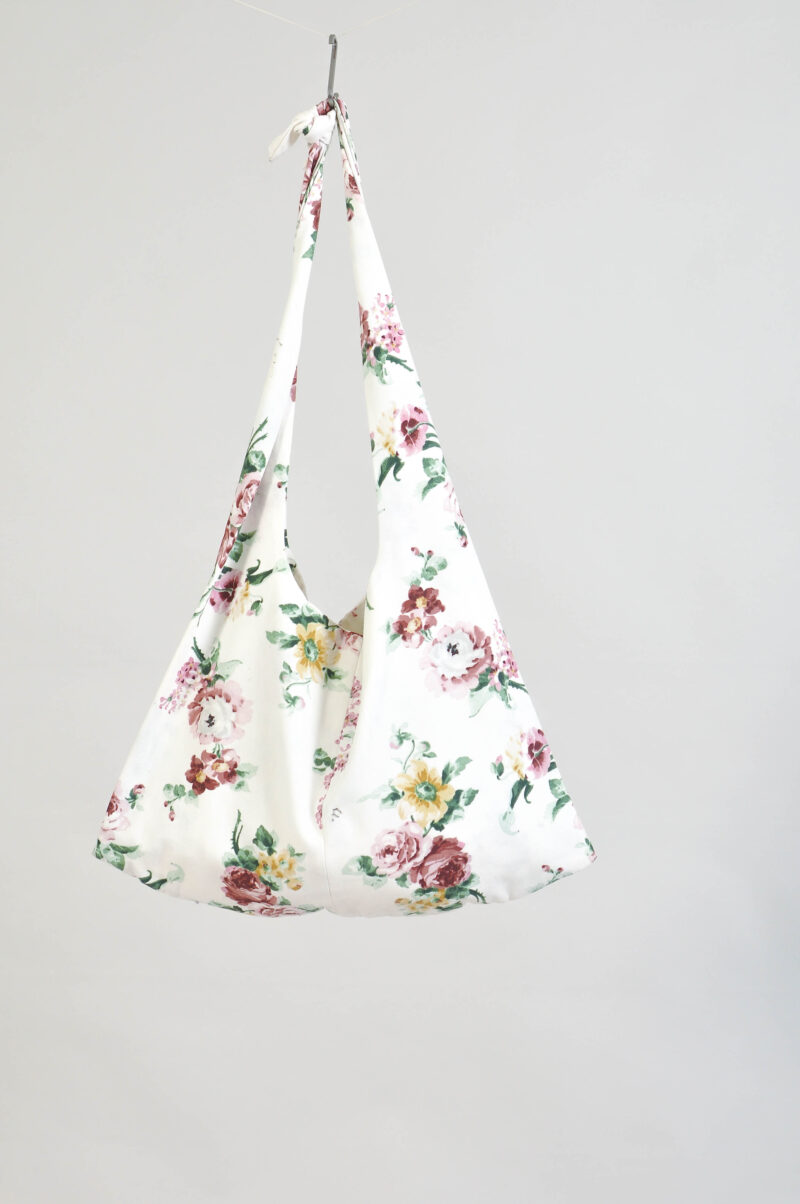 Vintage 00s Floral Shoulder Bag – Y2K Boho Tote - Image 6