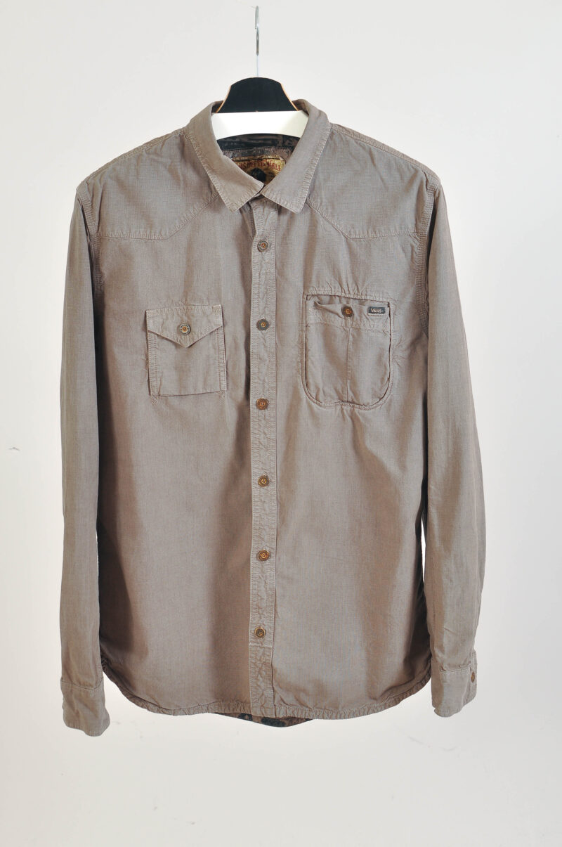Vintage 00s VANS shirt in brown