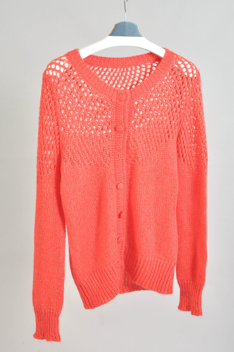 Vintage 00s coral pink cardigan