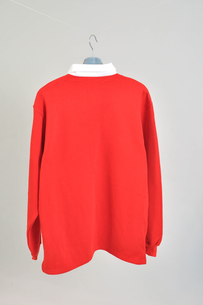 Vintage 00s Reworked Long Sleeve Polo Sweatshirt - Image 4