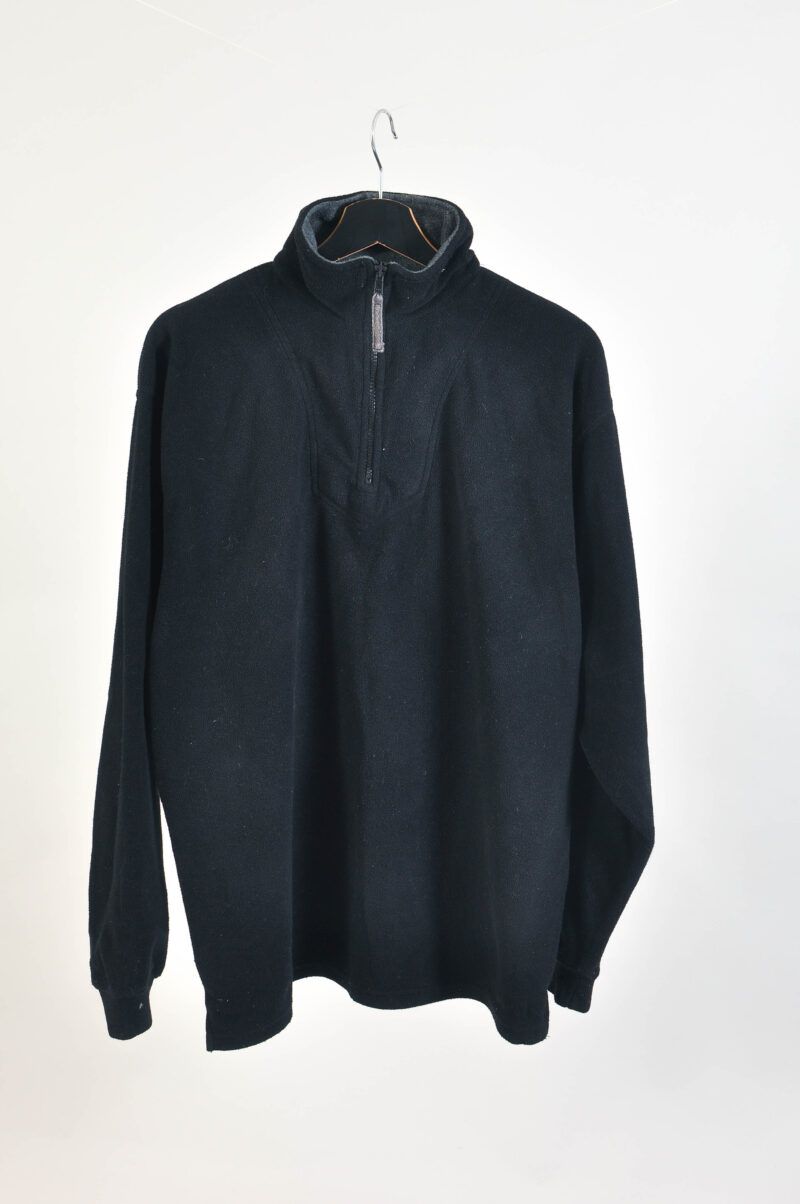 Vintage 90s 1/4 Zip Fleece Jumper – Retro Style