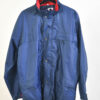 Vintage 90s Navy Windbreaker Rain Shell Jacket | Outdoors