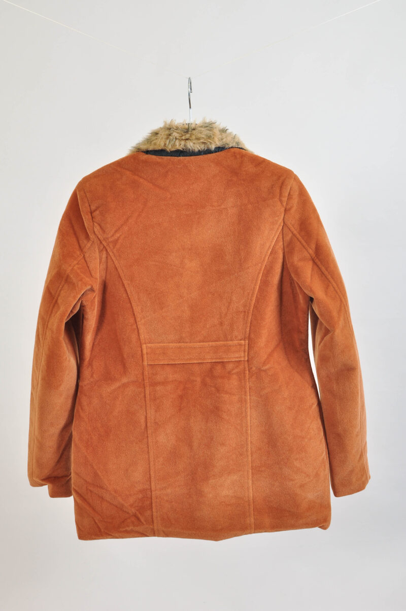 Vintage 00s Blazer Coat with Faux Fur Collar - Image 5