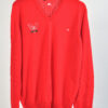Vintage 80s J.Lindeberg Club Jagt 1980 Jumper in Red