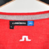 Vintage 80s J.Lindeberg Club Jagt 1980 Jumper in Red - Image 5
