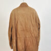 Vintage 00s Suede Leather Lined Parka Coat - Image 6