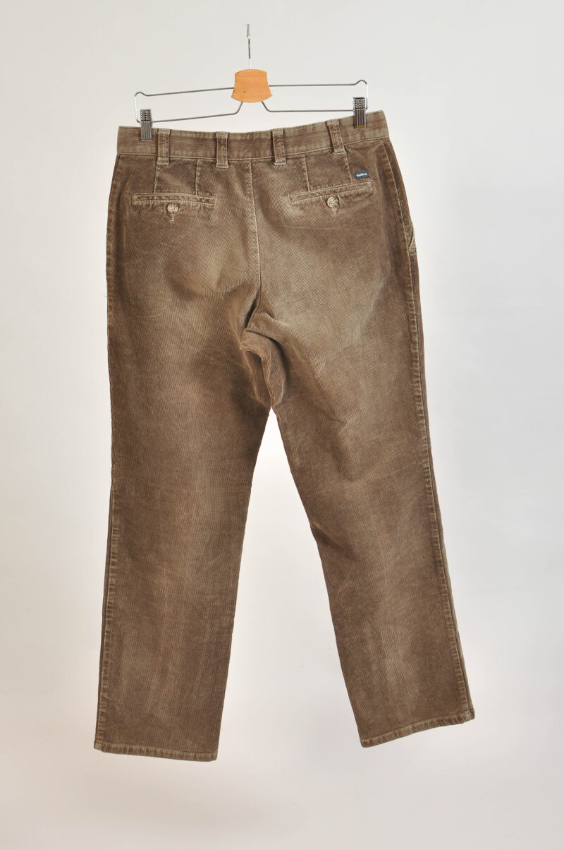 Vintage 00s Khaki Corduroy Trousers – Waist 32/33 | Haltric - Image 5