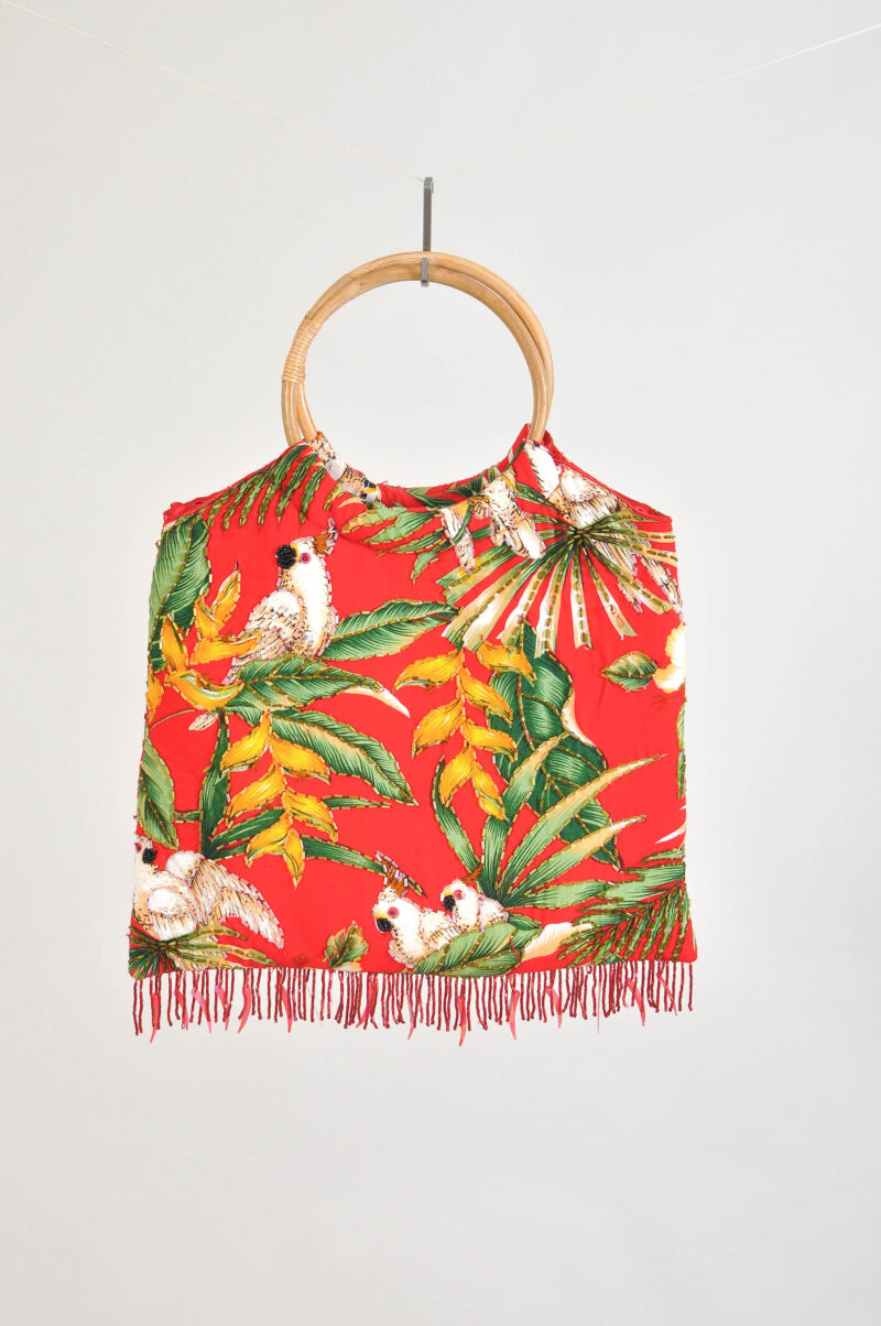 Vintage 90s Boho Slouchy Handbag | Festival Shoulder Bag