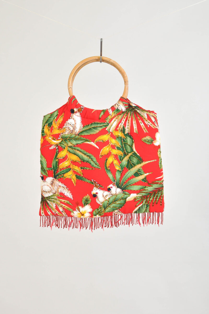 Vintage 90s Boho Slouchy Handbag | Festival Shoulder Bag - Image 4
