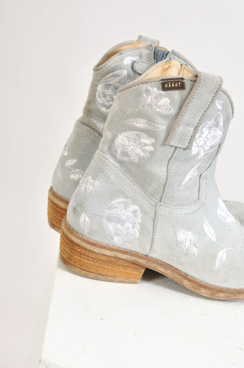 Vintage 90s Suede Leather Cowboy Boots - Image 6