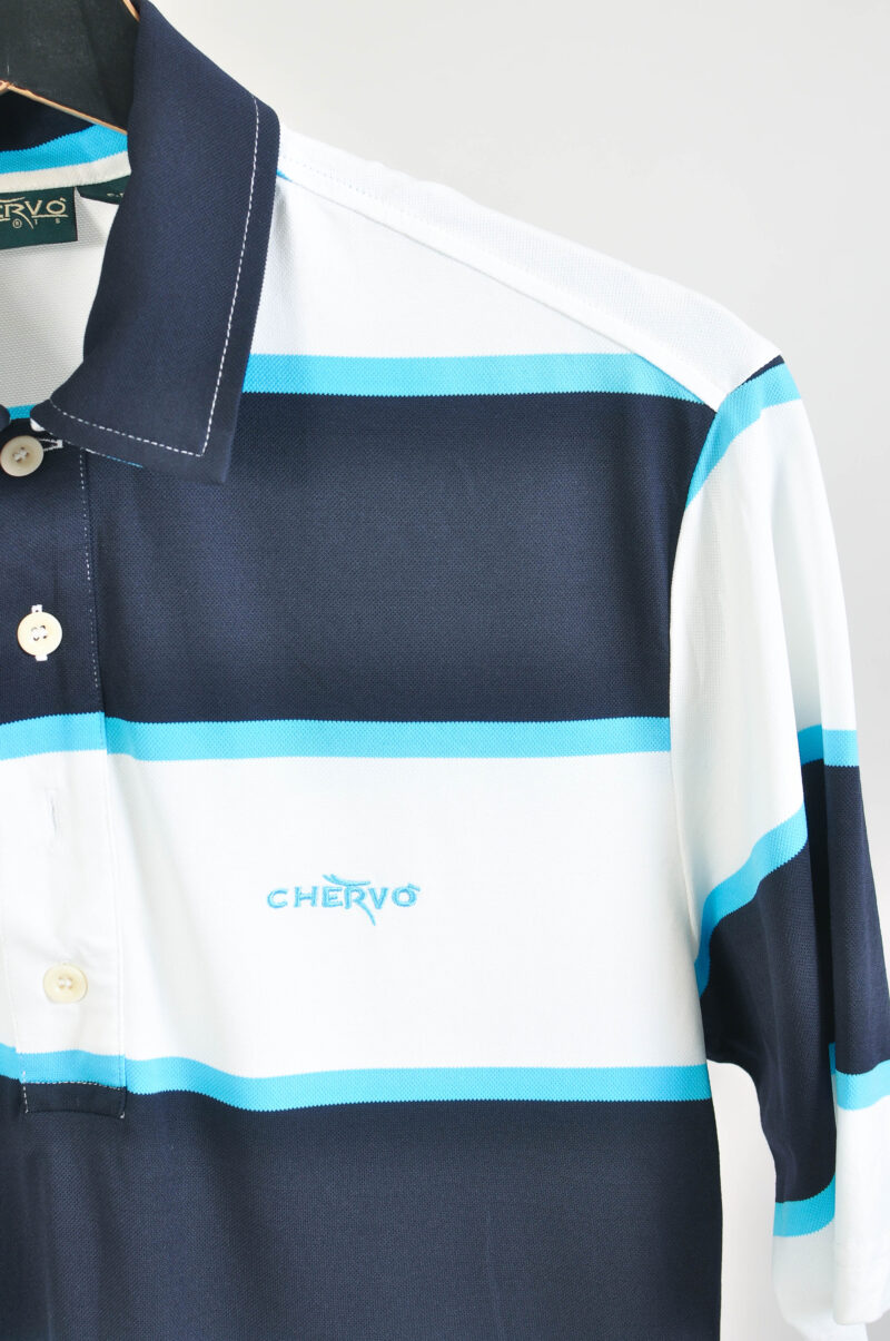 Vintage 00s Chervo Polo Shirt | Size M | Retro Golfwear - Image 3