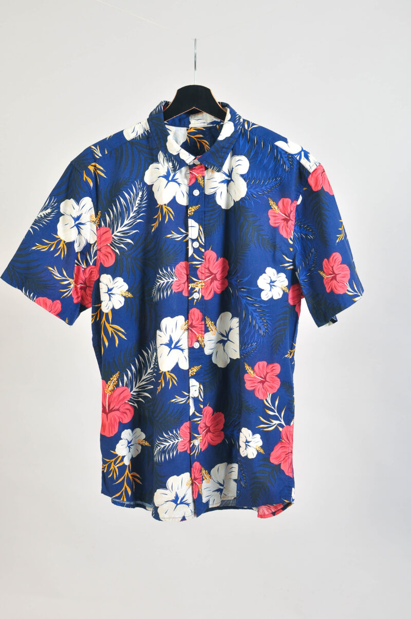 Vintage 00s Hawaii Print Short Sleeve Shirt – L to XL