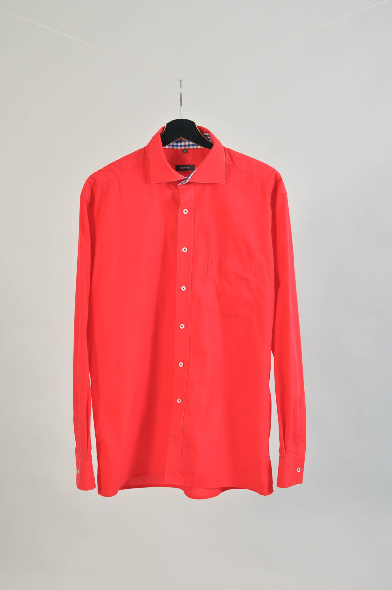 Vintage 00s Red Shirt by Eterna | Size 42 L–XL