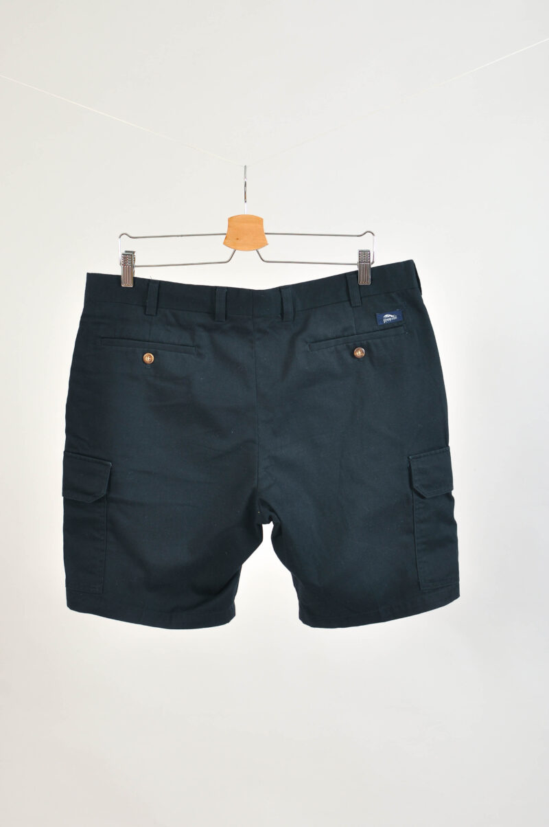 Vintage 90s Black Cargo Shorts | Rappson | Fits L–XL - Image 4
