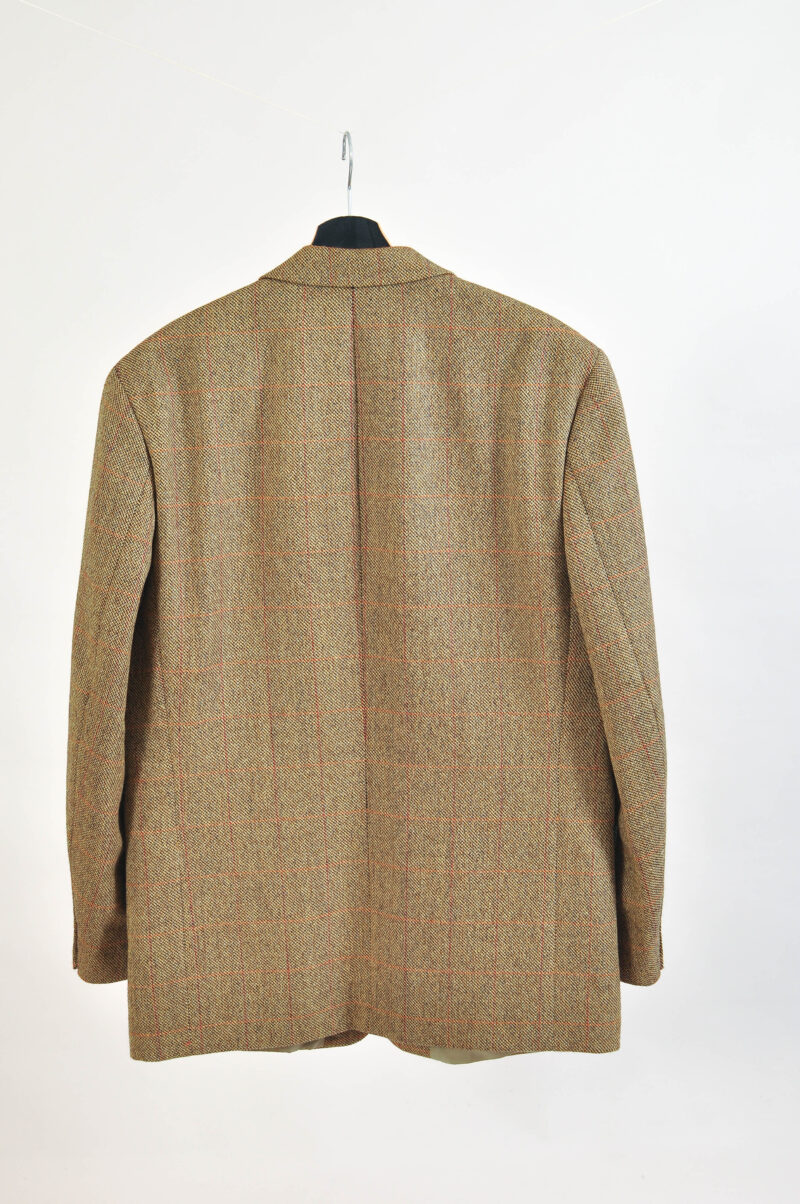 Vintage 90s Tweed Blazer Jacket XL–XXL - Image 4