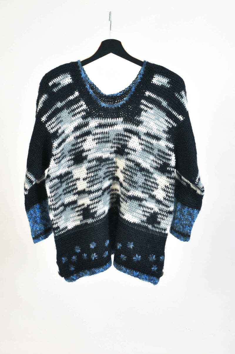 Vintage 90s Knitwear Jumper – Handmade, M-L Fit