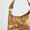 Vintage 00s Gold Mini Shoulder Bag | Y2K Style Purse - Image 3