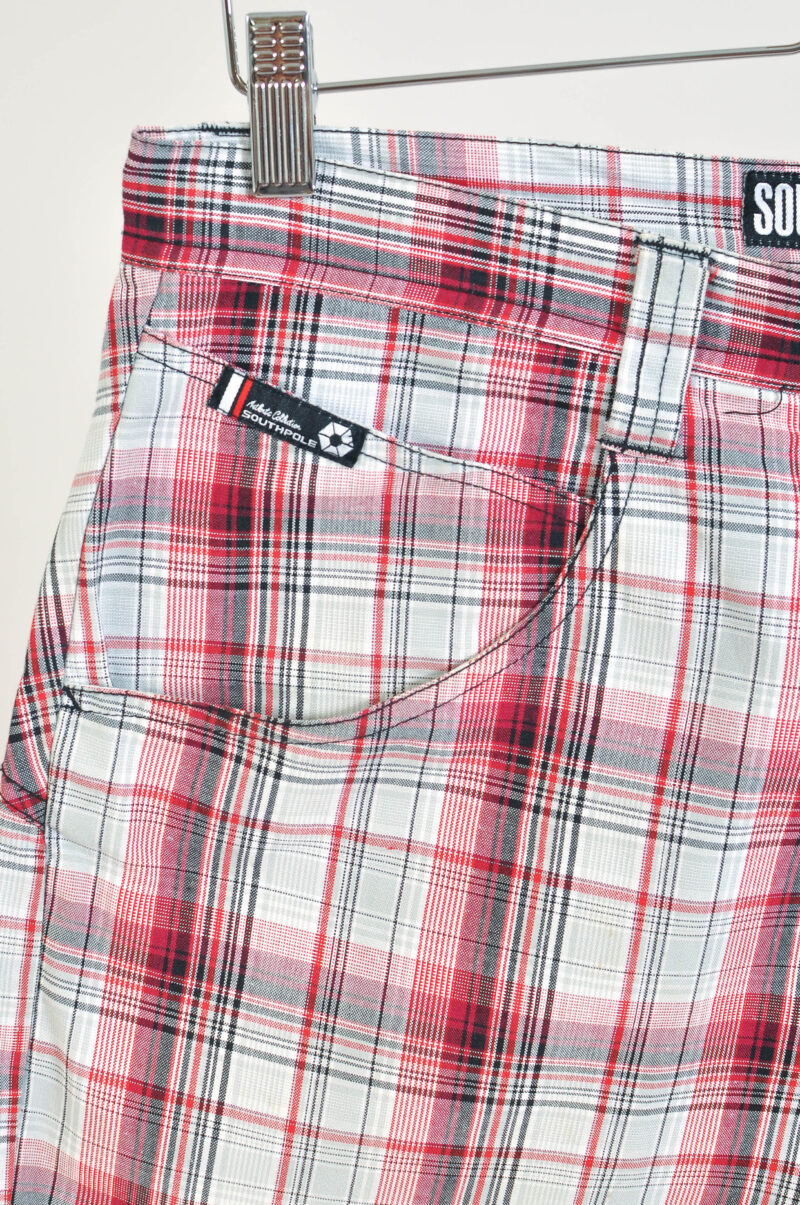 Vintage 00s SouthPole Checkered Shorts – Size 32 - Image 3