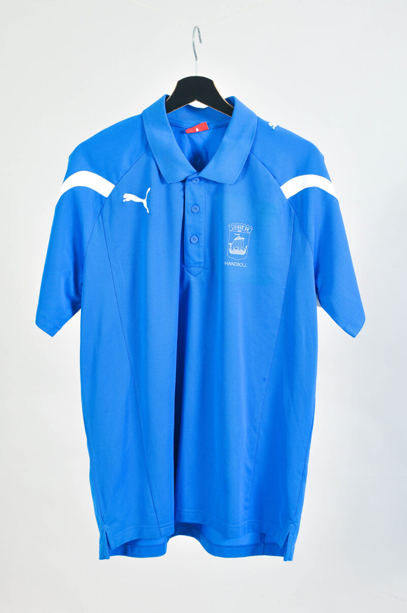 Puma Vintage 2000s Lidingö SK Handball Club Polo Shirt XL