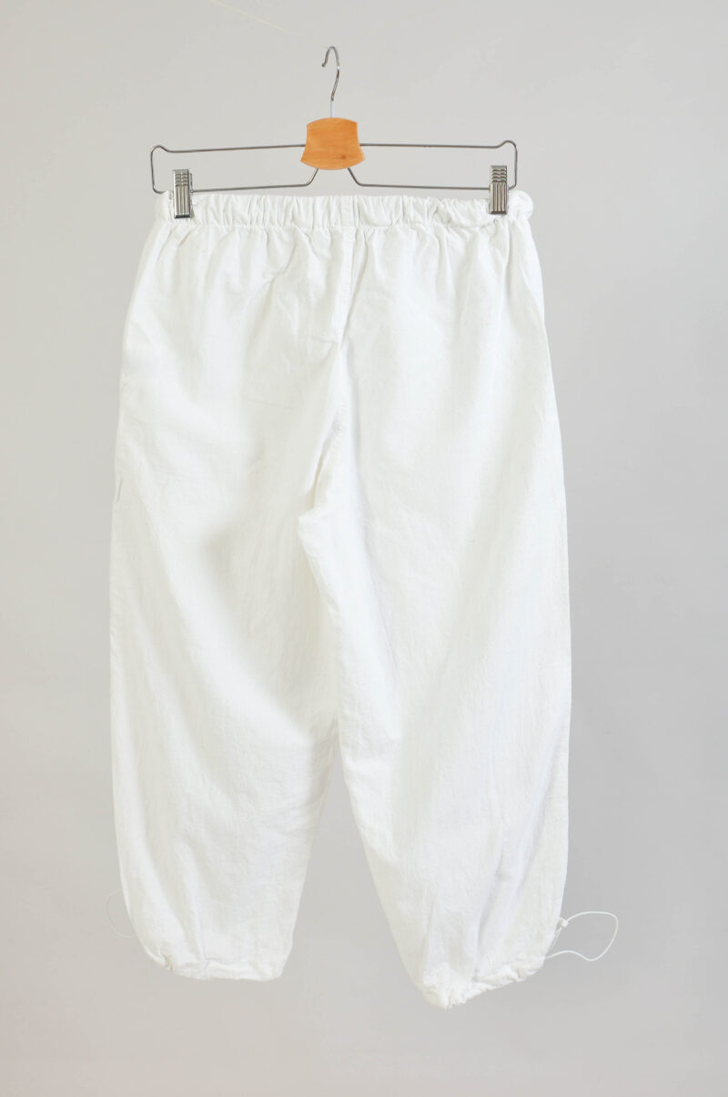 Vintage 00s White Capri Shorts Mark Lauge – Size S - Image 5