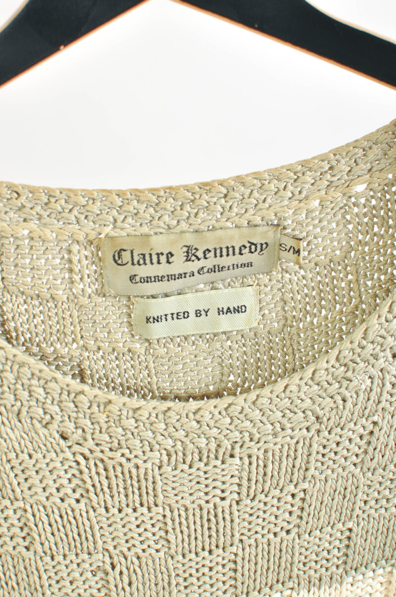 Vintage 00s Handmade Boho Jumper in Cotton – Claire Kennedy - Image 4