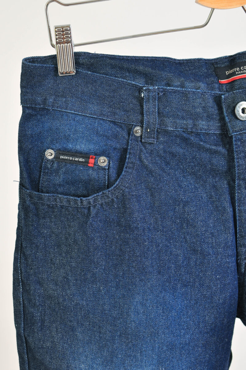 Vintage 00s Pierre Cardin Denim Shorts | Size S | Y2K Denim - Image 3