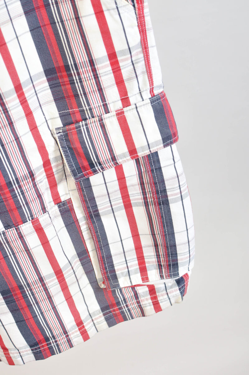 Vintage 00s Checkered Cargo Shorts by Five Seasons | Size L - Image 3